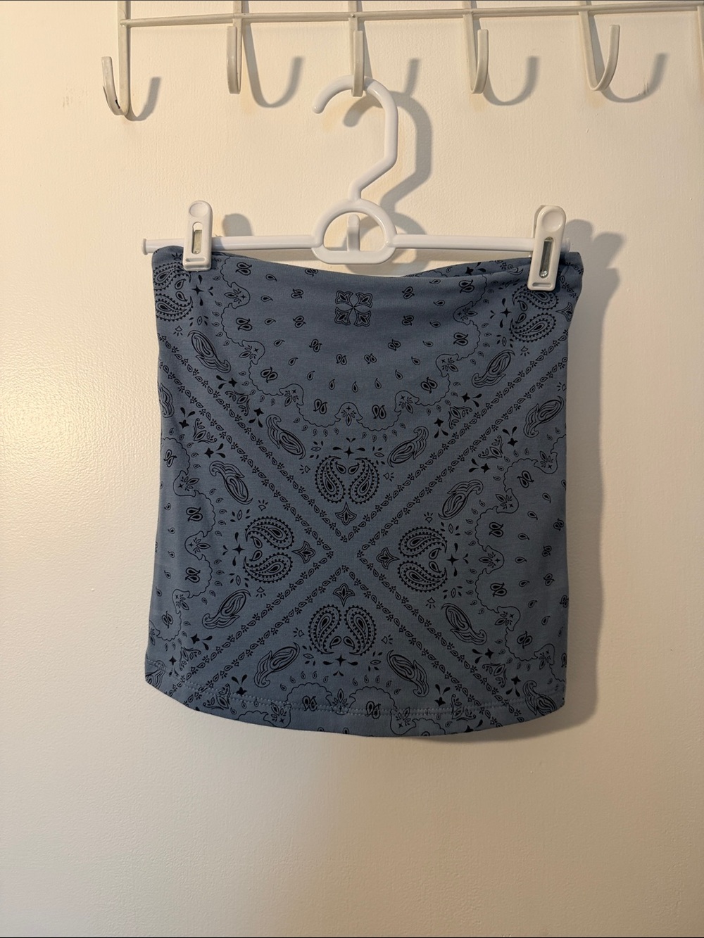 wild fable Blue Paisley Tube Top